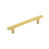 Hickory Hardware Maven Collection Pull 5-1/16 Inch (128mm) Center to Center Brushed Golden Brass Finish
