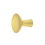 Hickory Hardware H078782BGB Maven Collection Hook Knob 2-5/16 Inch Diameter Brushed Golden Brass Finish
