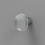Hickory Hardware H078782CH Maven Collection Hook Knob 2-5/16 Inch Diameter Chrome Finish