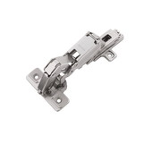Hickory Hardware HH075224-14 Hinge Concealed Full Overlay Frameless Self-Close 165 Degree Lasy Susan Clip On Polished Nickel Finish (2 Pack)