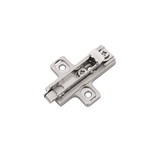 Hickory Hardware HH075227-14 Hinge Concealed Frameless Self-Close Mounting Plate 0 mm Polished Nickel Finish (2 Pack)