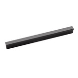 Hickory Hardware Streamline Collection Pull 6-5/16 Inch (160mm) Center to Center Flat Onyx Finish