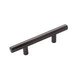 Hickory Hardware Bar Pulls Collection Pull 2-1/2 Inch (64mm) Center to Center Brushed Black Nickel Finish