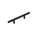 Hickory Hardware Bar Pulls Collection Pull 3 Inch Center to Center Brushed Black Nickel Finish