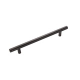 Hickory Hardware Bar Pulls Collection Pull 5-1/16 Inch (128mm) Center to Center Brushed Black Nickel Finish