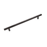 Hickory Hardware Bar Pulls Collection Pull 8-13/16 Inch (224mm) Center to Center Brushed Black Nickel Finish