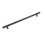 Hickory Hardware Bar Pulls Collection Pull 10-1/16 Inch (256mm) Center to Center Brushed Black Nickel Finish