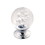 Hickory Hardware HH075809-GLCH Crystal Palace Collection Knob 1-1/4 Inch Diameter Glass with Chrome Finish