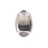 Hickory Hardware HH075852-GLSN Crystal Palace Collection Knob 1-1/4 Inch x 3/4 Inch Glass with Satin Nickel Finish
