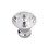 Hickory Hardware HH075855-GLCH Crystal Palace Collection Knob 1-1/4 Inch Diameter Glass with Chrome Finish