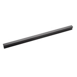 Hickory Hardware Streamline Collection Pull 8-13/16 Inch (224mm) Center to Center Flat Onyx Finish