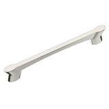 Hickory Hardware Wisteria Collection Pull 5-1/16 Inch (128mm) Center to Center Polished Nickel Finish