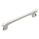 Hickory Hardware Wisteria Collection Pull 3-3/4 Inch (96mm) Center to Center Polished Nickel Finish