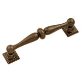 Hickory Hardware Somerset Collection Pull 3-3/4 Inch (96mm) Center to Center Dark Antique Copper Finish