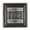 Hickory Hardware HH74679-BNV Sydney Collection Knob 1-1/16 Inch Square Black Nickel Vibed Finish