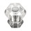 Hickory Hardware HH74688-CA14 Crystal Palace Collection Knob 1-3/16 Inch Diameter Crysacrylic with Polished Nickel Finish