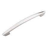 Hickory Hardware Velocity Collection Pull 6-5/16 Inch (160mm) Center to Center Polished Nickel Finish