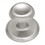 Hickory Hardware K64-SN Metropolis Collection Knob with Backplate 1-1/8 Inch Diameter Satin Nickel Finish