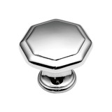 Hickory Hardware Conquest Collection Knob 1-1/8 Inch Diameter Chrome Finish