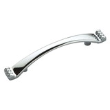 Hickory Hardware Conquest Collection Pull 3 Inch Center to Center Chrome Finish