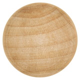 Hickory Hardware P185-UW Natural Woodcraft Collection Knob 1-1/2 Inch Diameter Unfinished Wood Finish (2 Pack)