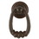 Hickory Hardware P2014-RI Manchester Collection Ring Pull 2-1/8 Inch x 1-1/2 Inch Rustic Iron Finish