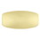 Hickory Hardware P208-UB Metropolis Collection Knob Oval 1-7/16 Inch x 3/4 Inch Ultra Brass Finish