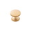 Hickory Hardware P2142-BGB American Diner Collection Knob 1-3/8 Inch Diameter Brushed Golden Brass Finish