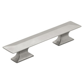 Hickory Hardware Bungalow Collection Pull 3 Inch & 3-3/4 Inch (96mm) Center to Center Pearl Nickel Finish