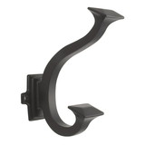 Hickory Hardware Bungalow Collection Signature Hook 1-1/2 Inch Center to Center Oil-Rubbed Bronze Finish
