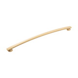 Hickory Hardware American Diner Collection Pull 12 Inch Center to Center Brushed Golden Brass Finish