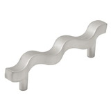 Hickory Hardware Euro-Contemporary Collection Pull 3-3/4 Inch (96mm) Center to Center Pearl Nickel Finish