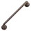 Hickory Hardware P2242-OBH Savoy Collection Pull 5-1/16 Inch (128mm) Center to Center Oil-Rubbed Bronze Highlighted Finish