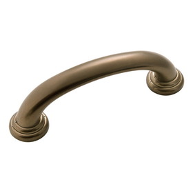 Hickory Hardware Zephyr Collection Pull 3 Inch Center to Center Veneti Bronze Finish