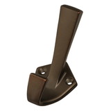 Hickory Hardware Hooks Collection Single Hook 1 Inch Center to Center Refined Bronze Finish