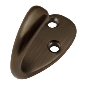Hickory Hardware Hooks Collection Utility Hook Single 5/16 Inch Center to Center Refined Bronze Finish