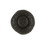Hickory Hardware P3002-BI Refined Rustic Collection Knob 1-1/4 Inch Diameter Black Iron Finish