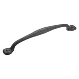 Hickory Hardware Refined Rustic Collection Appliance Pull 12 Inch Center to Center Black Iron Finish