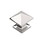 Hickory Hardware P3014-14 Studio Collection Knob 1 Inch Square Polished Nickel Finish