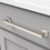 Hickory Hardware P3026-14 Studio Collection Pull 8-13/16 Inch (224mm) Center to Center Polished Nickel Finish