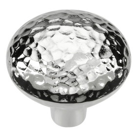 Hickory Hardware Mountain Lodge Collection Knob 1-3/8 Inch Diameter Chrome Finish