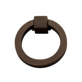 Hickory Hardware Camarilla Collection Ring Pull 2-1/8 Inch X 2 Inch Dark Antique Copper Finish