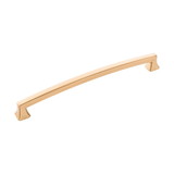 Hickory Hardware Bridges Collection Pull 8-13/16 Inch (224mm) Center to Center Brushed Golden Brass Finish