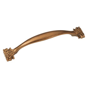 Hickory Hardware Ithica Collection Pull 5-1/16 Inch (128mm) Center to Center Antique Rose Gold Finish