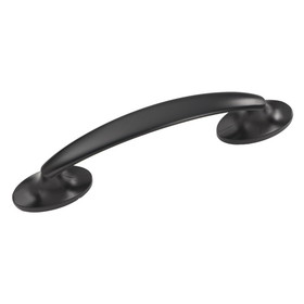 Hickory Hardware Luna Collection Pull 3 Inch Center to Center Matte Black Finish