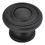 Hickory Hardware Cottage Collection Knob 1-1/2 Inch Diameter Oil-Rubbed Bronze Finish