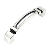 Hickory Hardware Burke Collection Pull 3 Inch Center to Center Satin Antique Silver Finish