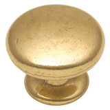 Hickory Hardware P406-LP Manor House Collection Knob 1-1/4 Inch Diameter Lancaster Hand Polished Finish