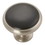 Hickory Hardware P427-SNB Tranquility Collection Knob 1-5/16 Inch Diameter Satin Nickel with Black Finish