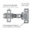 Hickory Hardware P5115-14 Hinge Concealed Full Inset Frameless Self-Close Polished Nickel Finish